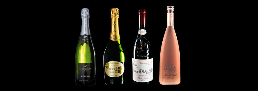 Les champagnes et vin