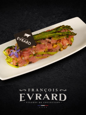 Tartare de Veau asperges vertes