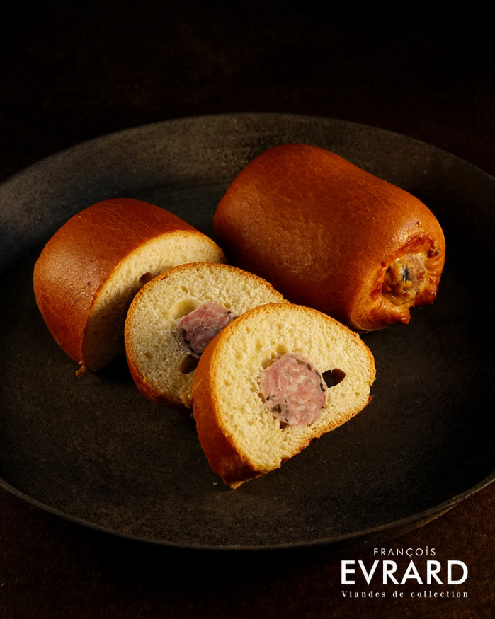 Petit  saucisson Lyonnais brioché