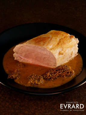 Filet mignon de porc aux morilles