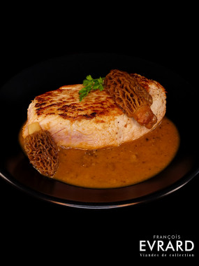 Pavé de veau du Limousin sauce aux Morilles