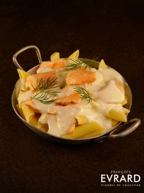 Pâtes au saumon