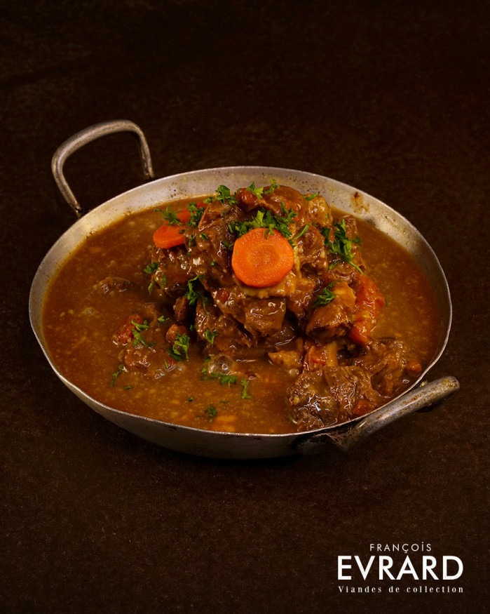 Boeuf bourguignon cuisiné