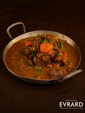 Boeuf bourguignon cuisiné