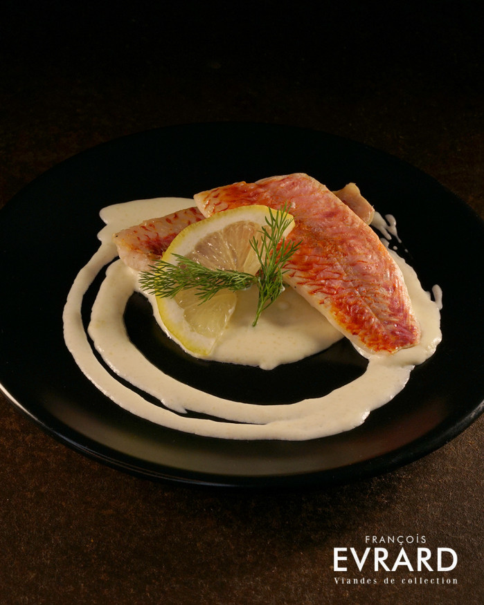 Filets de rougets sauce citronnée