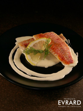 Filets de rougets sauce citronnée
