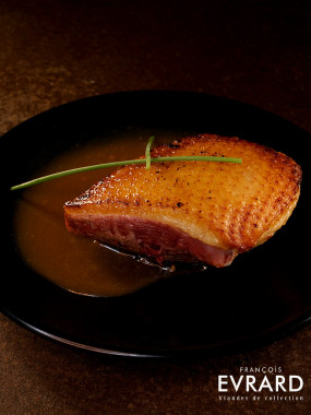 Magret de canard sauce Poivre Vert