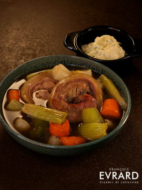 Tête de veau cuisinée