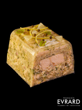 Hure de saumon au citron et poivre vert