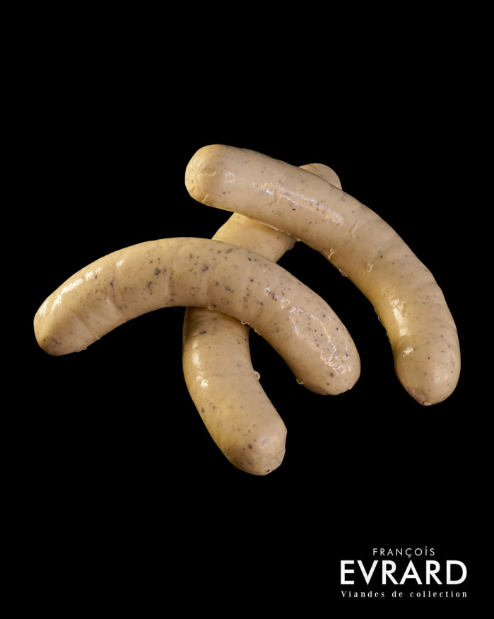 Boudin blanc truffé 10% (Tuber mélanosporum)