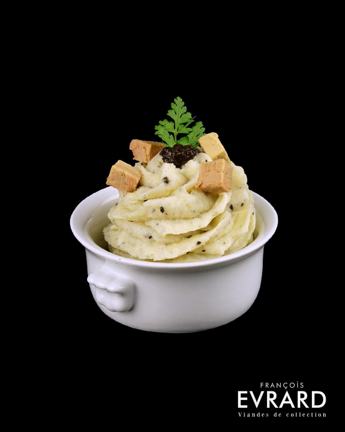 Mousse Parmentière à la Truffe (Tuber mélanosporum) et au foie Gras