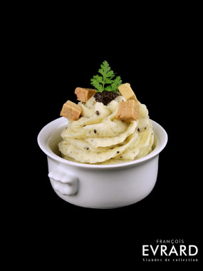 Mousse Parmentière à la Truffe (Tuber mélanosporum) et au foie Gras