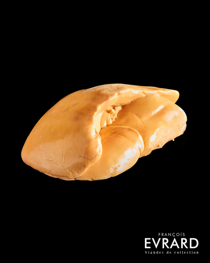 Lobe de foie gras de canard cru éveiné
