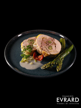 Pintade Tauzin farcie aux asperges