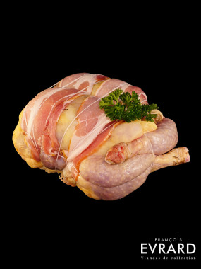 Pintade désossée farcie morilles poids moyen 1.2 kg varie +- 200 gr