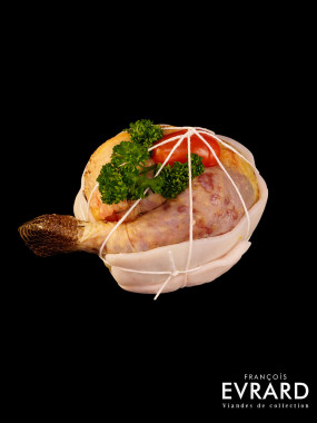 Cuisse de pintade farcie cèpes et bolets 