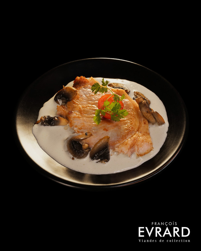 Pavé de Côte de Veau sauce Parisienne