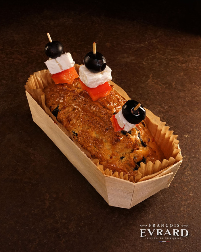 Cake Poivron, Olive et Féta