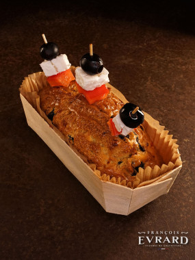 Cake Poivron, Olive et Féta