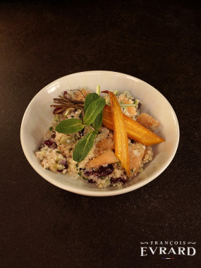 Salade de quinoa Fraicheur, melon et graines de courges