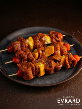 Brochette de Magret de canard à l'orange