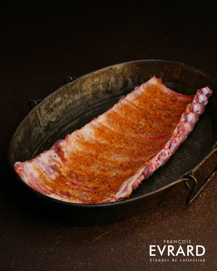 Travers de porc mariné