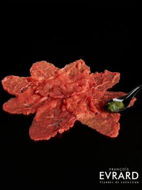 Assiette de carpaccio de boeuf