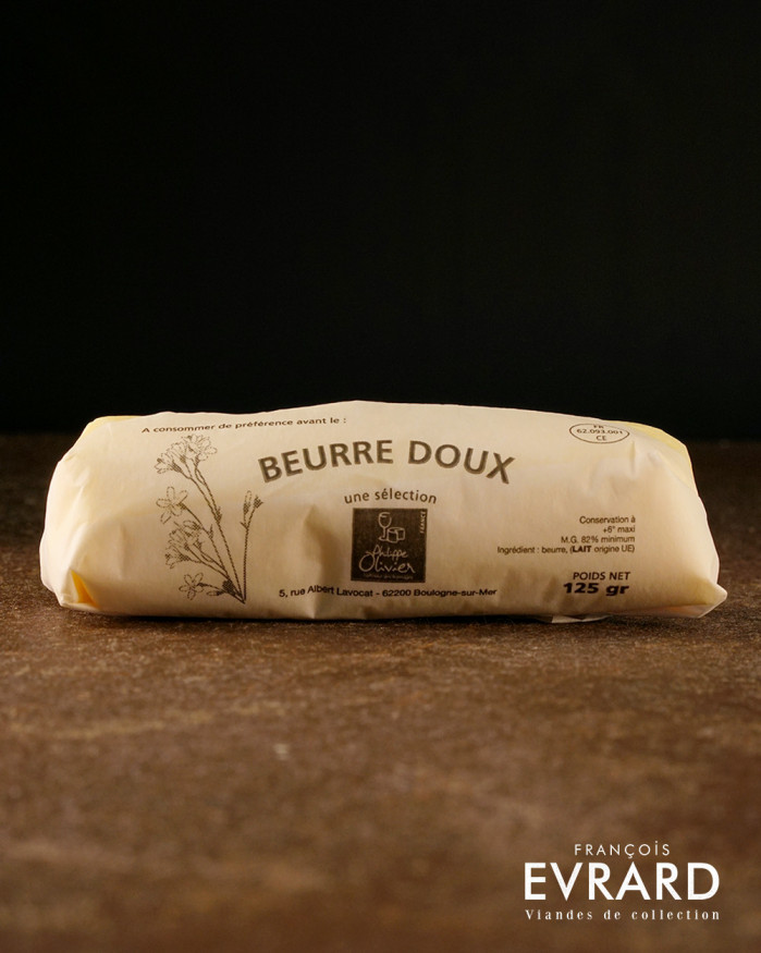 Beurre doux 125gr par Philippe Olivier