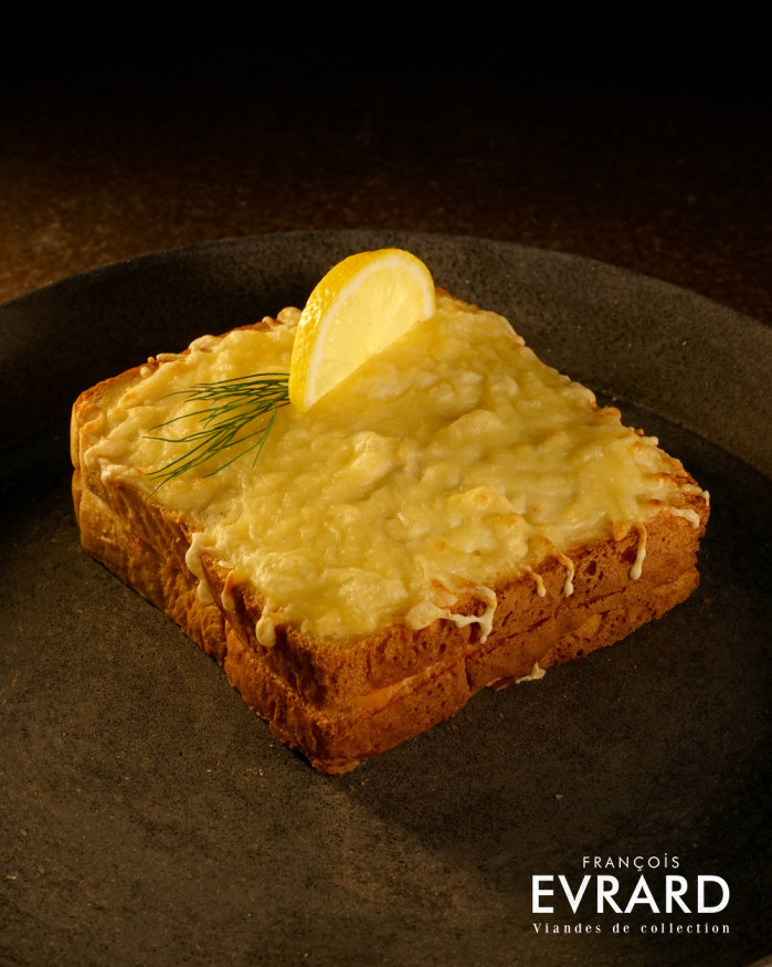 Croque monsieur au saumon