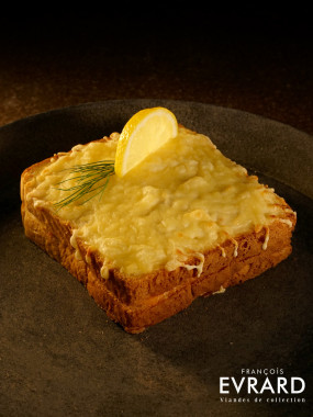 Croque monsieur au saumon