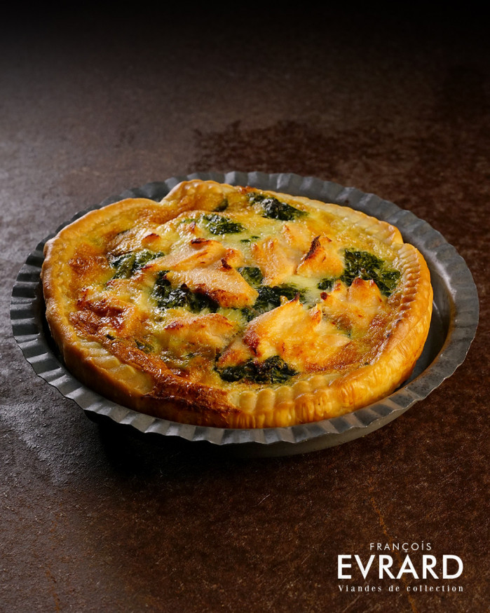 Tartelette saumon épinards