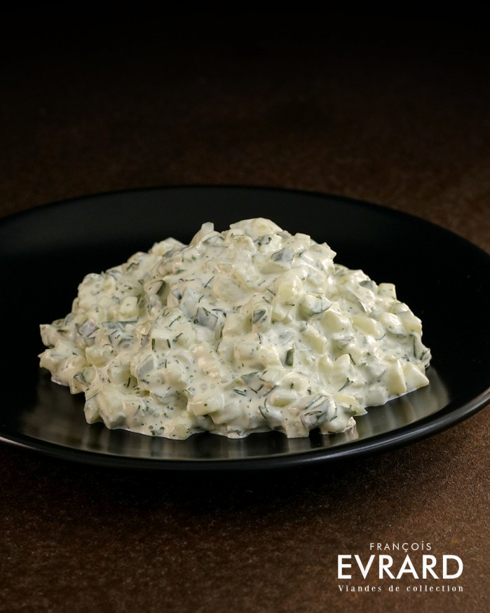 Tartare de concombre tzatziki