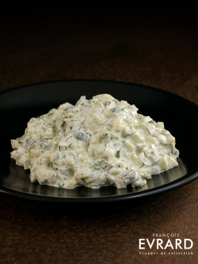 Tartare de concombre tzatziki