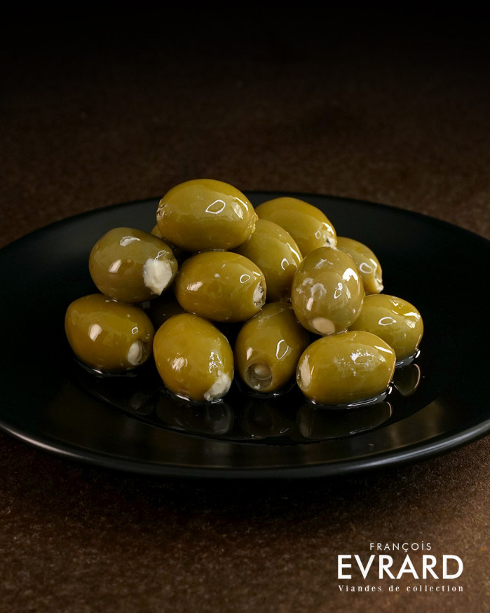 Olive verte farcie au fromage