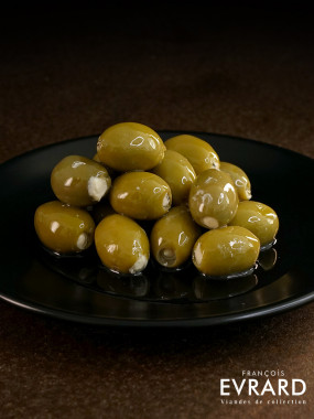 Olive verte farcie au fromage