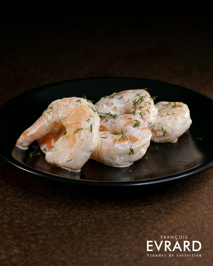 Gambas à l'aneth