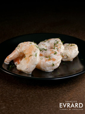 Gambas à l'aneth