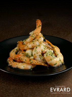 Gambas à l'ail